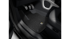 Mercedes-Benz Ripsmatten, 2-tlg. Satz, smart fortwo 453, gesticktes Logo 2