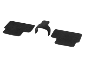Mercedes-Benz Veloursmatten, LL/RL, schwarz 1