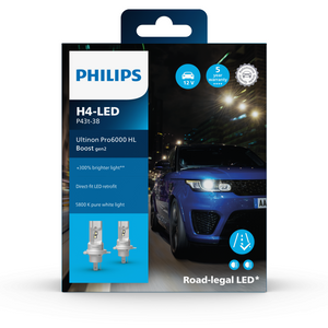 PHILIPS H4 LED Ultinon Pro6000 Boost gen2 Direct-Fit 2