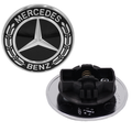 Mercedes-Benz Stern Motorhauben-Emblem, schwarz W203
