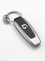Original Mercedes-Benz G-Klasse Schlüsselanhänger Edelstahl, silberfarben / schwarz