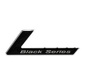 Schwarzes Emblem mit Black Series Schriftzug