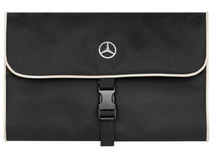 Kulturbeutel, schwarz ; beige, Polyester B67871199 (1)